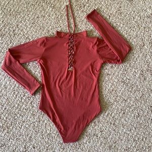San Lorenzo long sleeve one piece swimsuit
